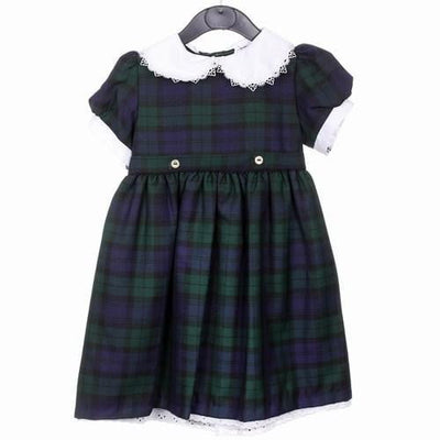 Girls Tartan Dress - Black Watch