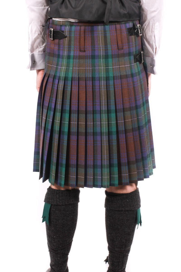 Heavyweight Tweed Kilt - 16oz 100% Wool 8 Yard - Large Size - Tweed Color