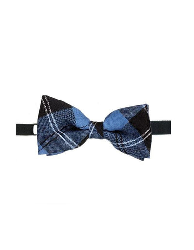 100% Wool Tartan Bow Tie - Ramsay Blue Ancient