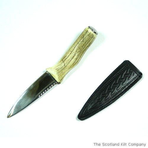 Steel Capped Horn Sgian Dubh