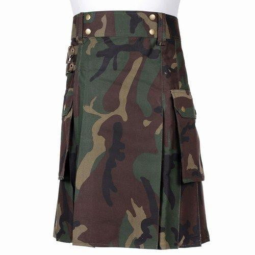 Scottish cheapest men's military camouflage tactical utility kilt